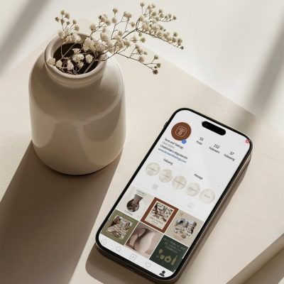 ceramic studio social media design kaus creativo